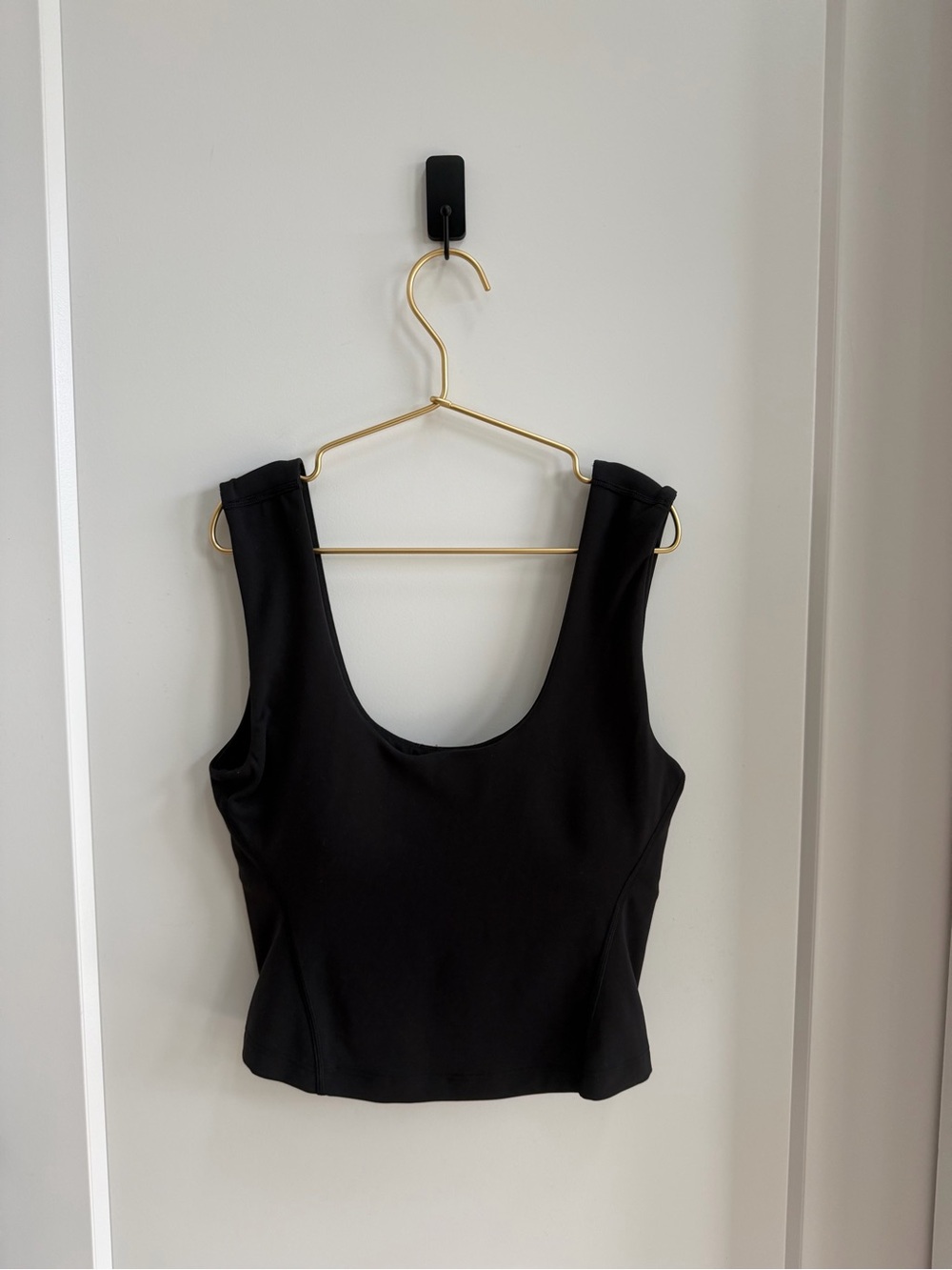 lululemon athletica Black Scoop-Back Tank Top